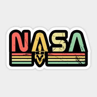 Nasa Vintage Colors Funny Gift Sticker